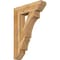 Ekena Millwork Balboa Slat Rough Sawn Bracket, Western Red Cedar, 6"W x 26"D x 38"H BKT06X26X38BOA06RWR - alternate 1